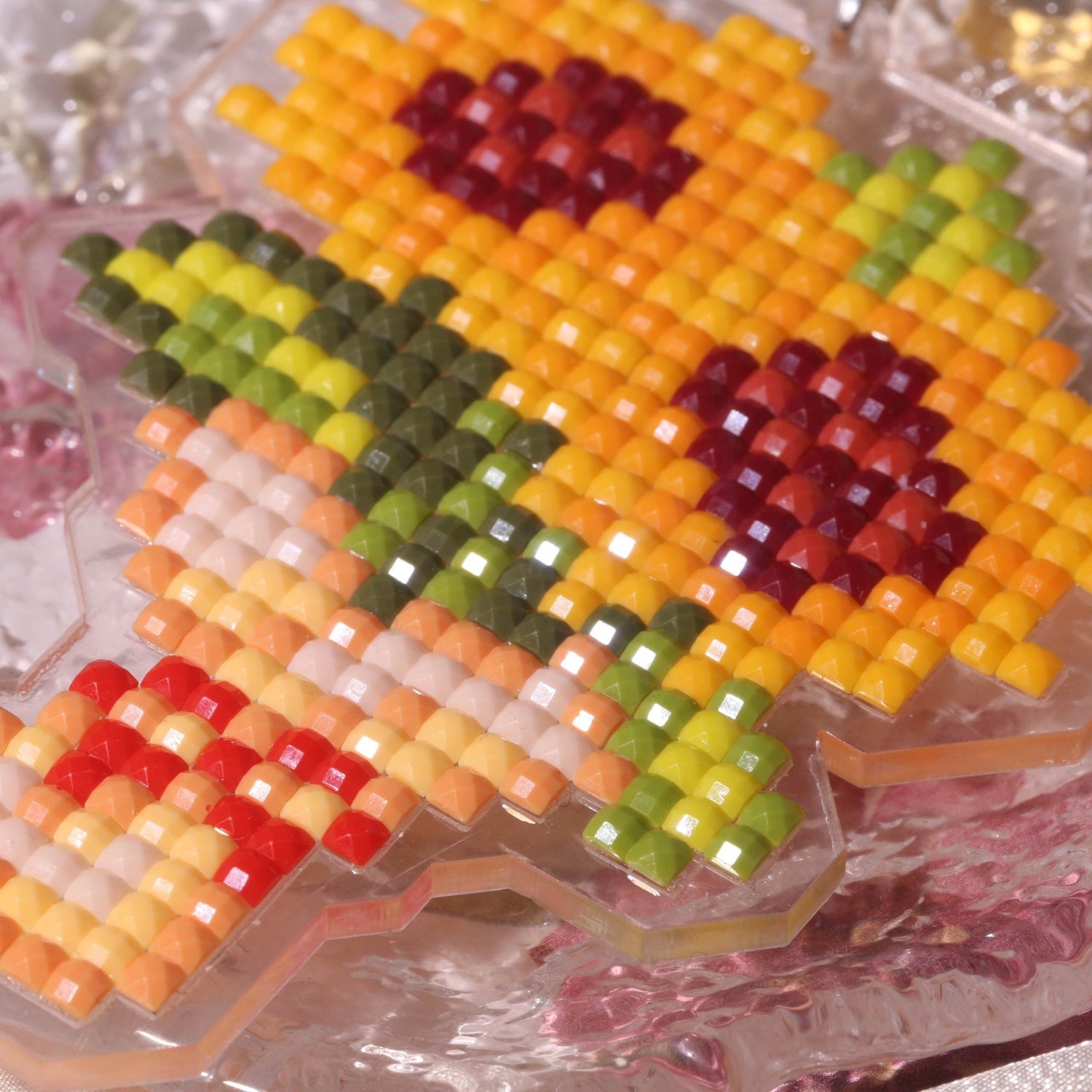 Sunflower Bouquet Acrylic Diamond Painting Keychain - Forever Young®️ DIY -