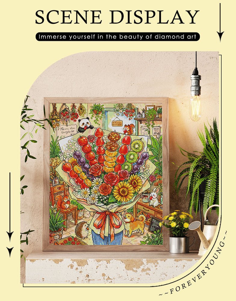 Sweet Bouquet of Fruits & Blooms - Forever Young®️ DIY -