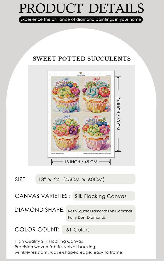 Forever Young®️ DIY - Sweet Potted Succulents