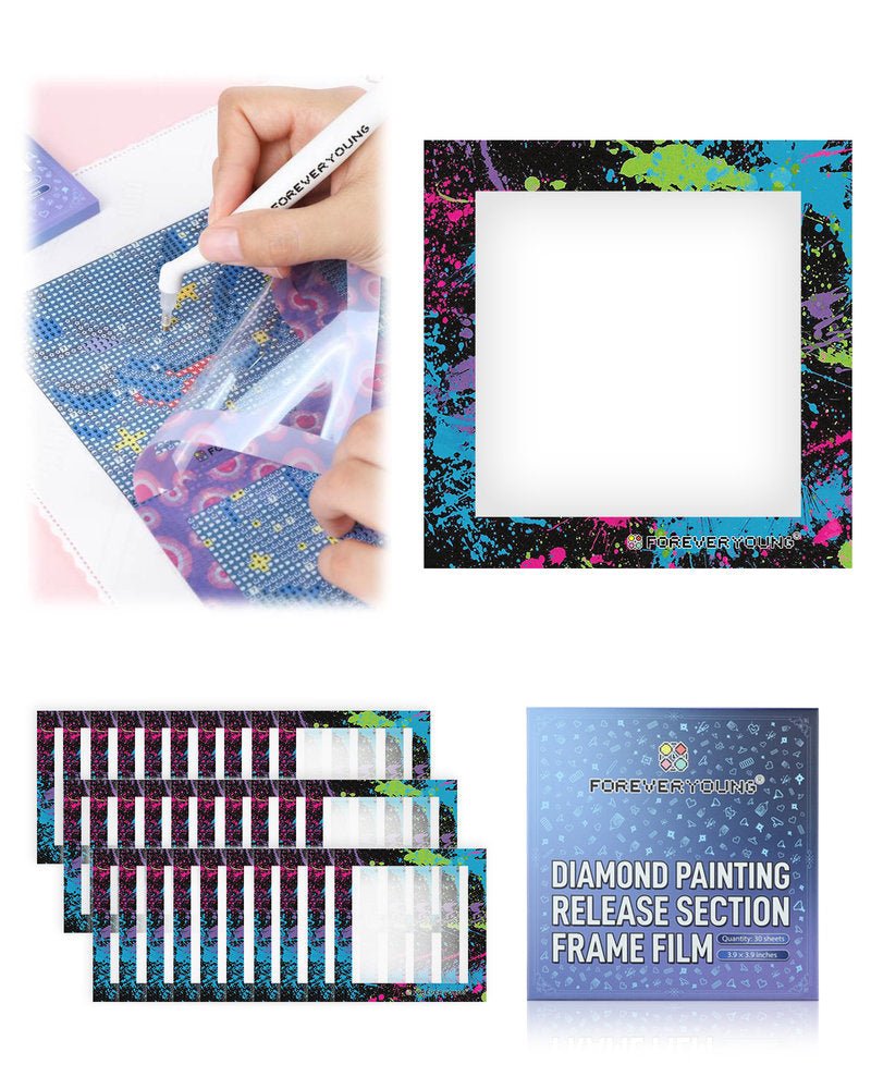 Forever Young®️ DIY - ZoneMaster 3 (Modern & Abstrac)-Diamond Painting Reusable Release Paper Sheets