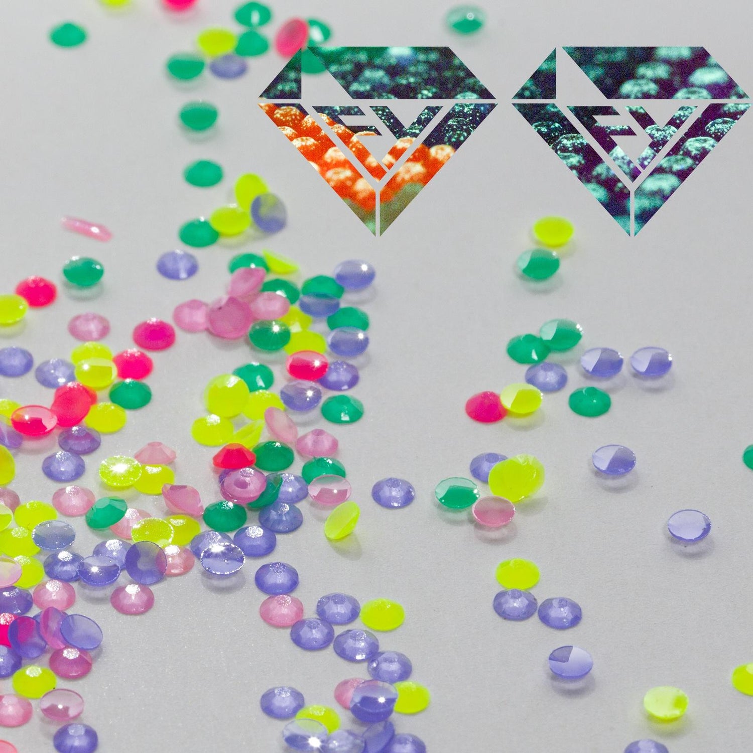 20 Colors Round Glow in the Dark Diamond Painting Beads