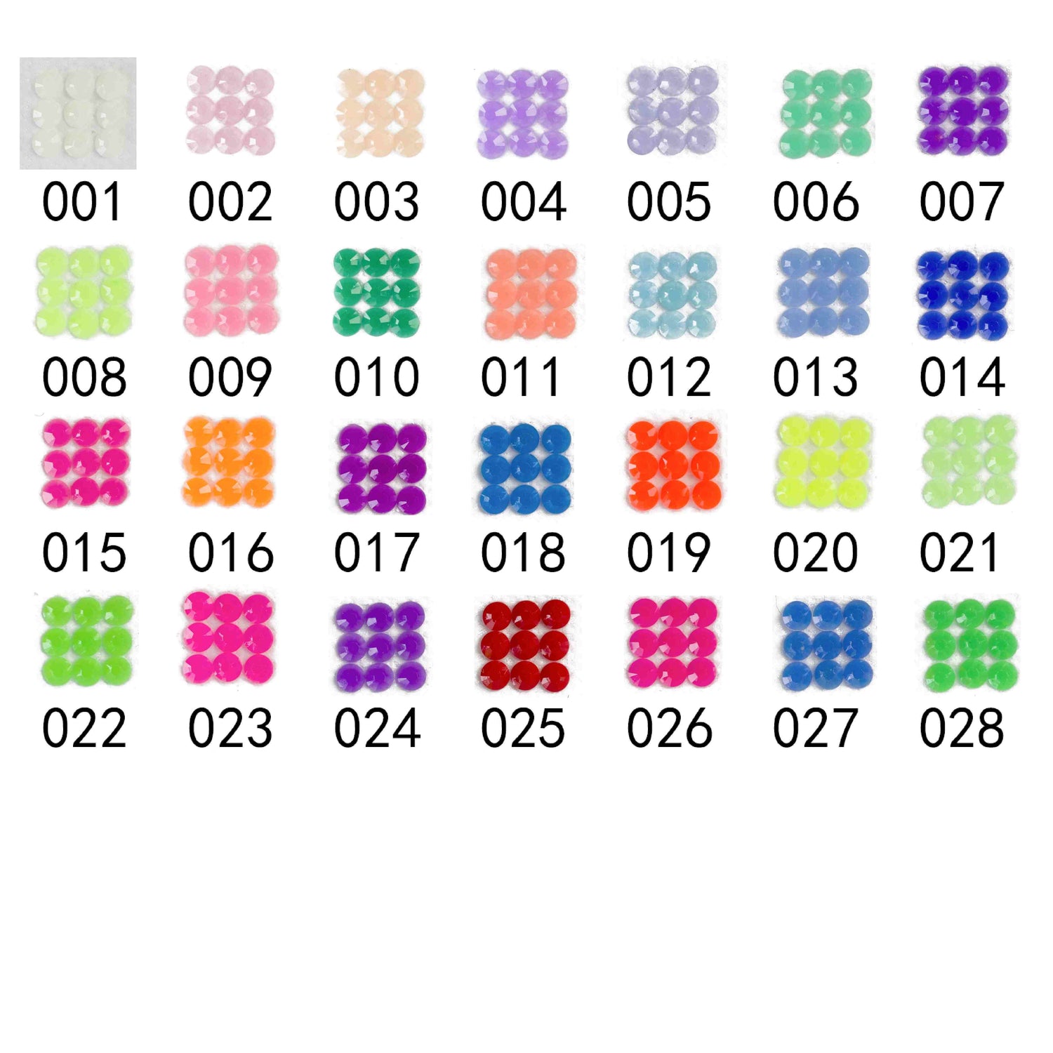 Runde, im Dunkeln leuchtende Perlen, 1 Beutel (2000 Stück), einfarbig