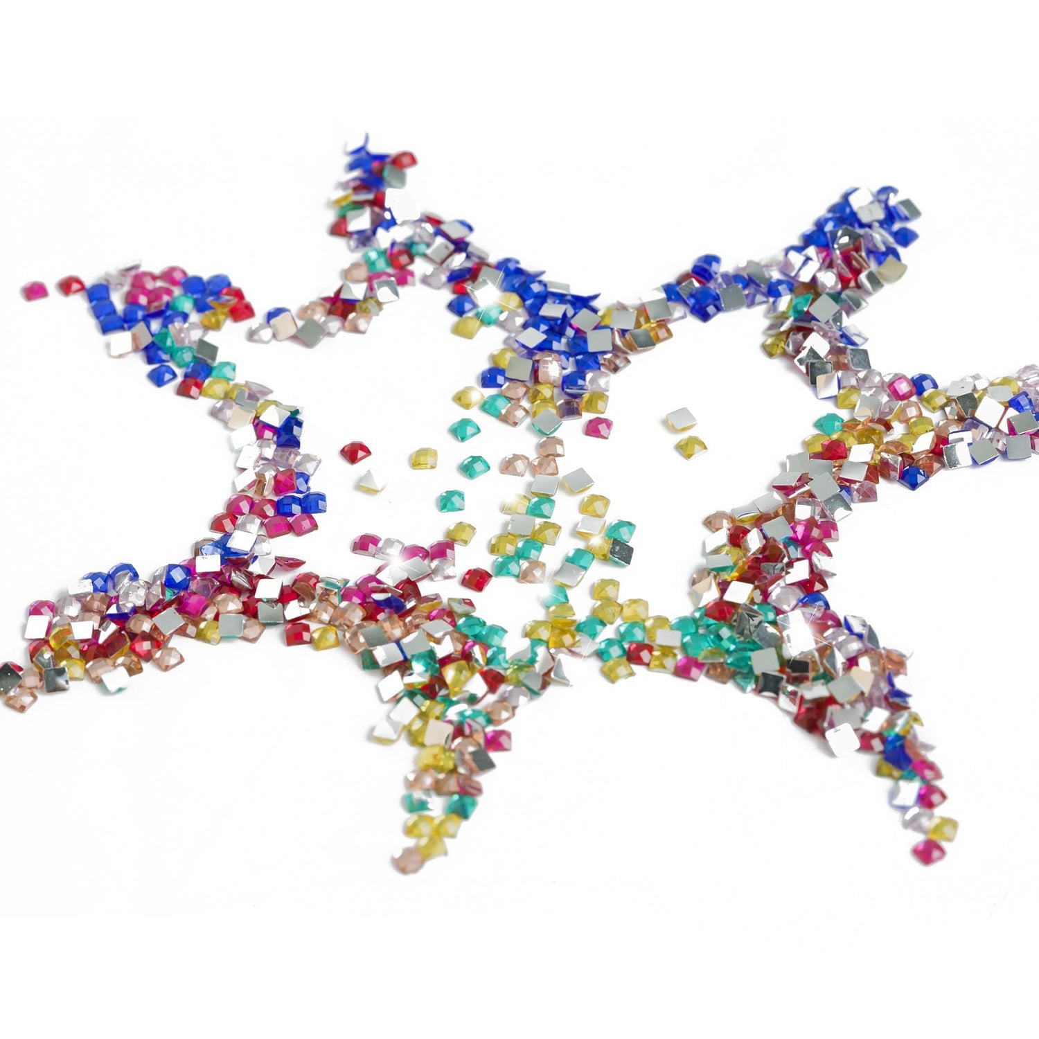 20 Colors Square Rhinestones Diamond Painting Beads