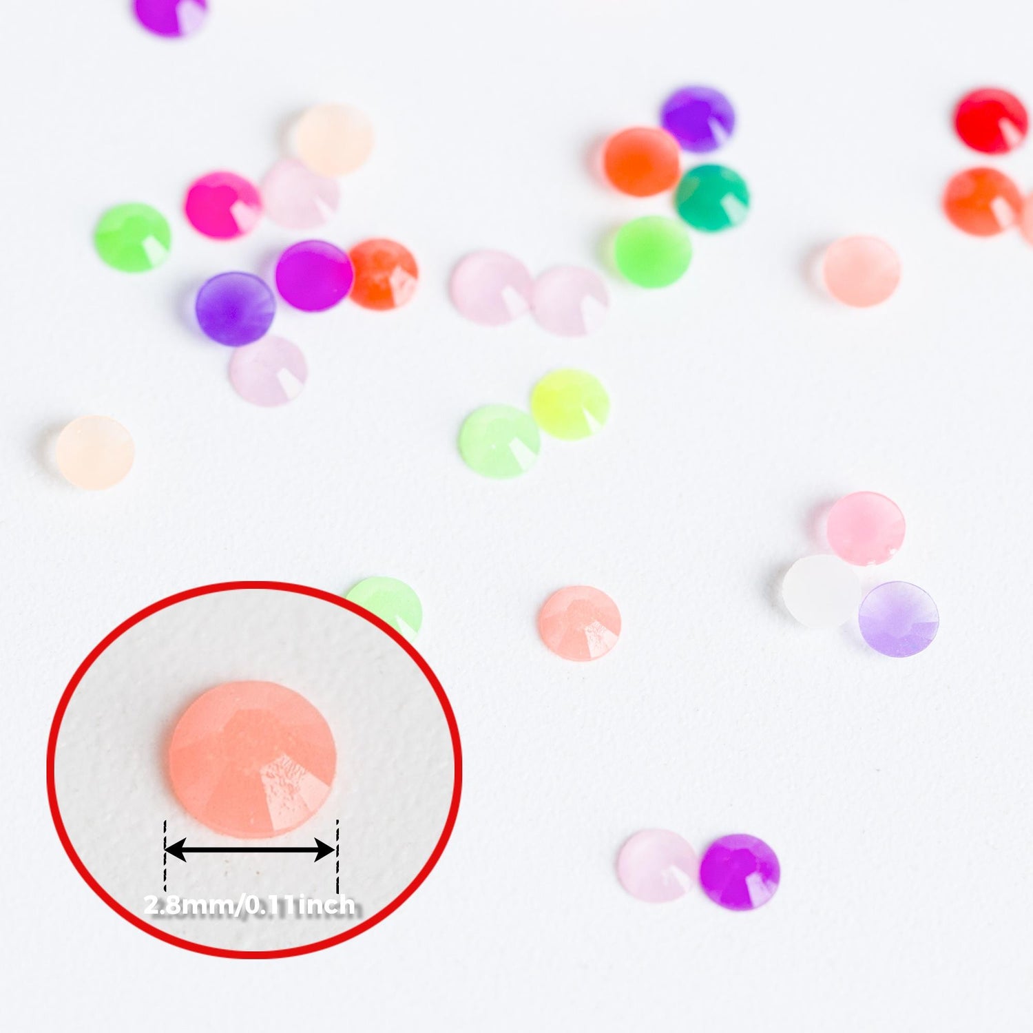 20 Colors Round Glow in the Dark Diamond Painting Beads