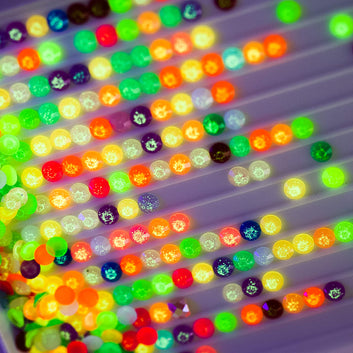 Round Glow in the Dark Beads 1 Bag (2000pcs) Single Color