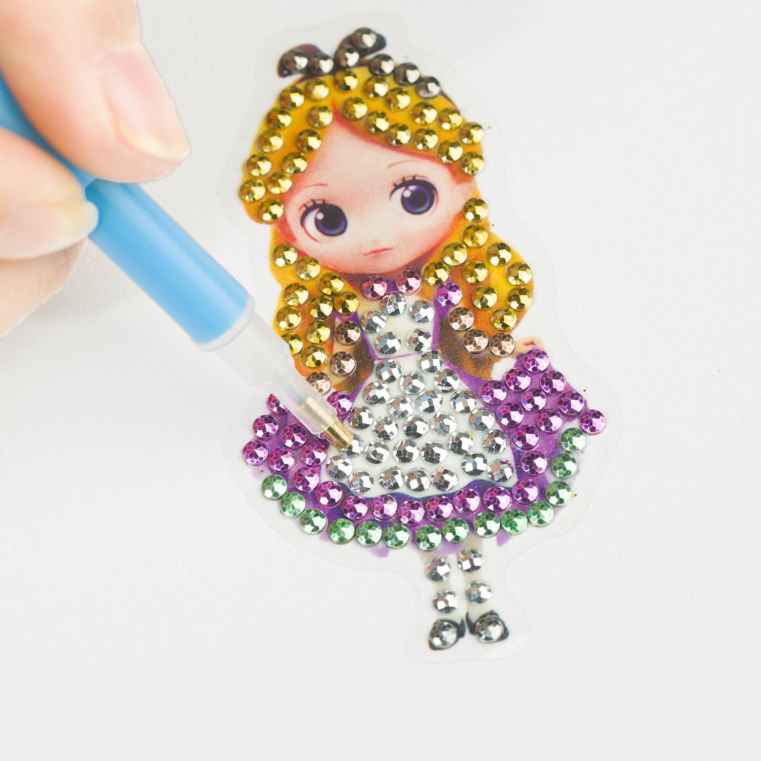 Runde Metallic-Perlen, 1 Beutel (2000 Stück), einfarbig