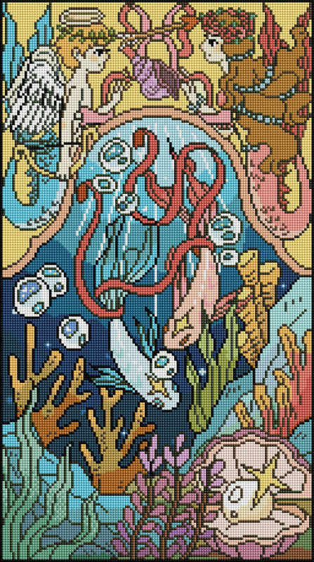 Illusion Water Apartment Giant Diamond Painting - Section 09
