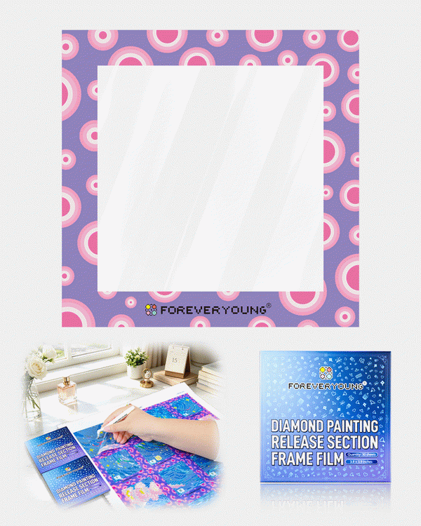 Diamond Painting PET Reusable Release Paper Sheets