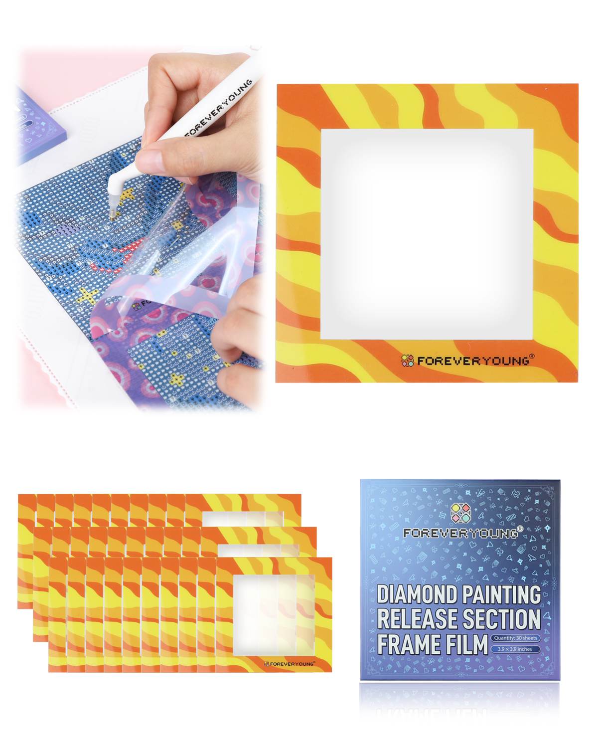 Runde Glitzerperlen in 20 Farben für Diamantmalerei. 