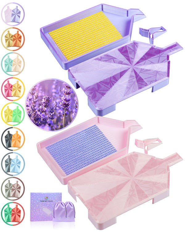 Forever Young Trays: 2-Pack Set - Lavender Dream