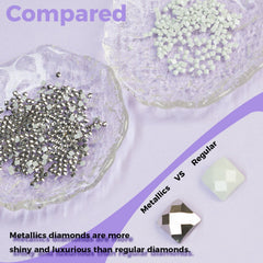 10 Colors Metallics Diamonds, 10000 pcs - Forever Young®️ DIY - 