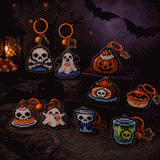 Lumigem Spooky Halloween Diamond Painting Keychains