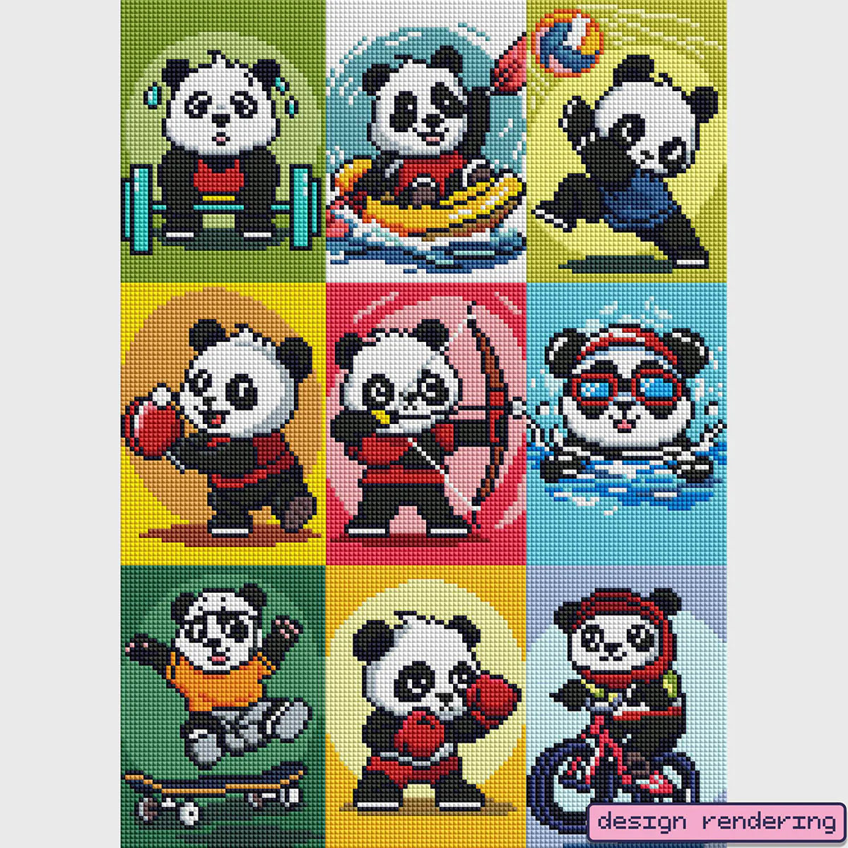 Minigem® : Panda Olympic Mini