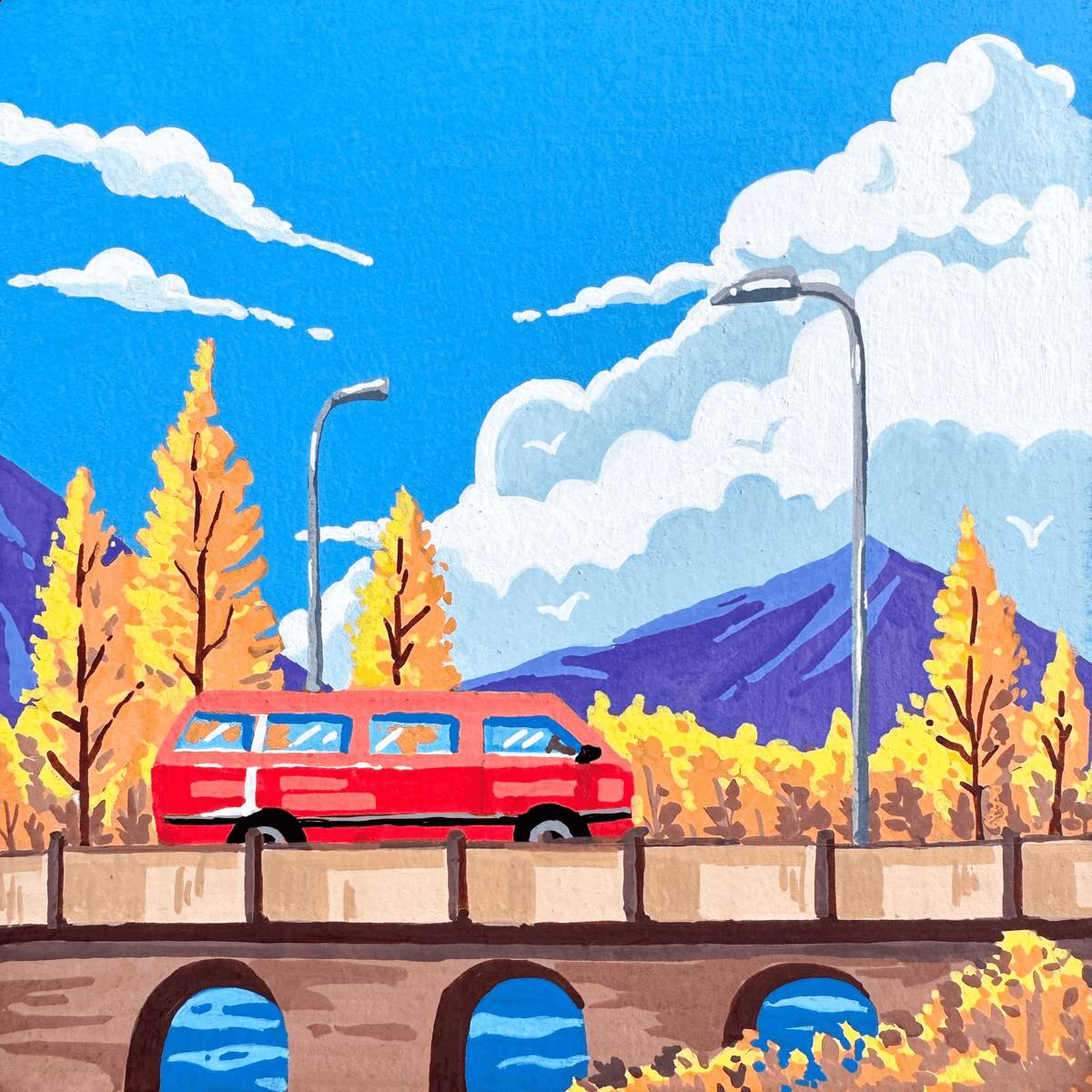 Charme rural au coucher du soleil 