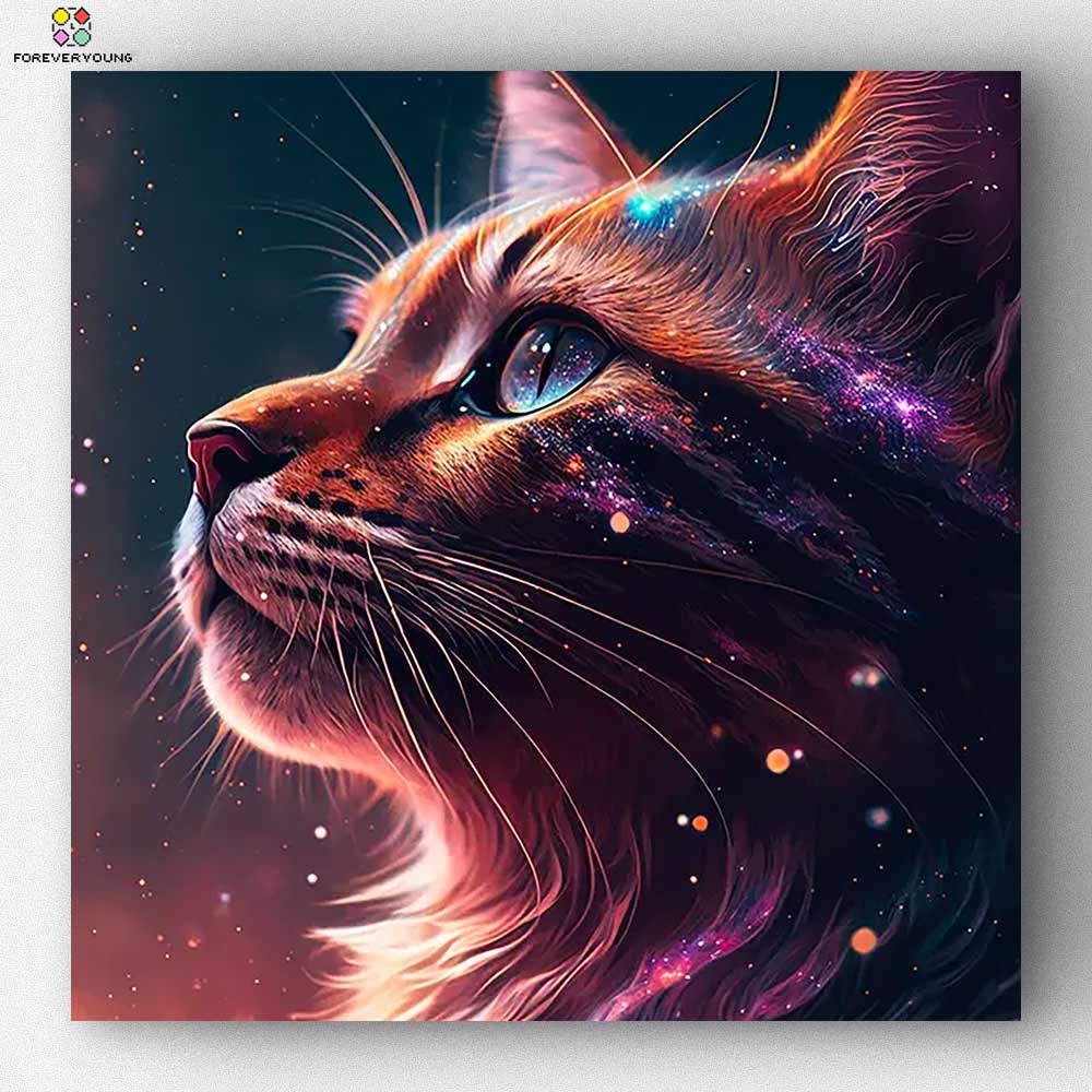 Light and Shadow Cat