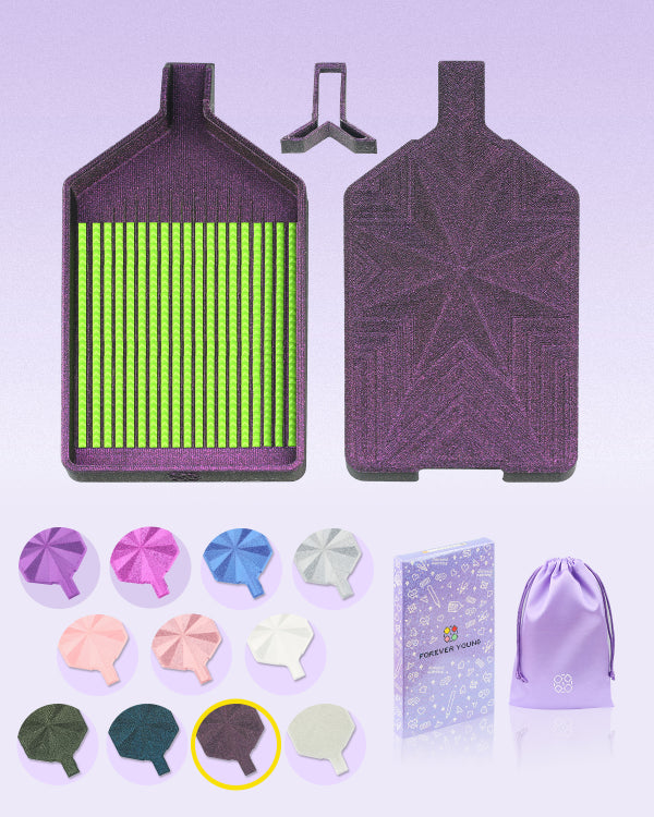 Forever Young Trays :  Sparkling Burgundy