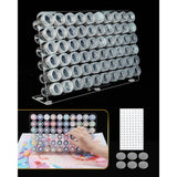 Foreveryoung Diamond Painting Bottle Storage Rack with 60 Jars