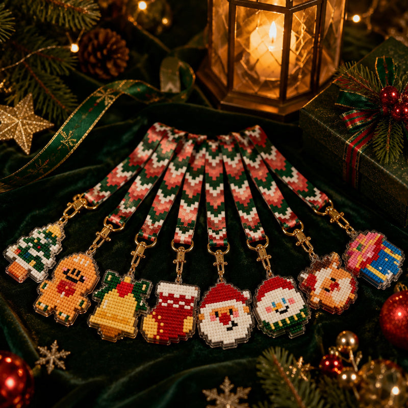 Lumigem Christmas Diamond Painting Keychain Collection