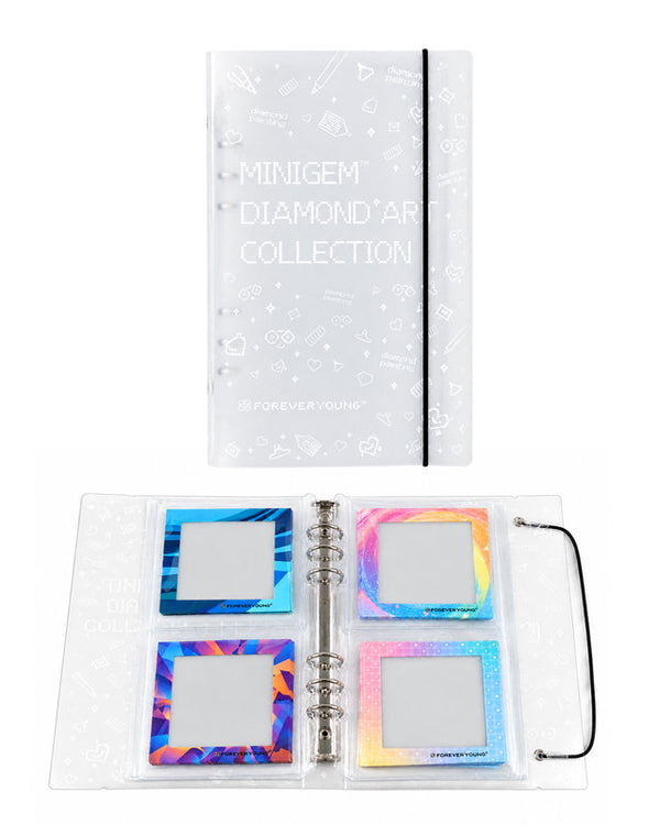 Diamond Painting Release Film Storage Book – 4-Inch, 10-Pocket Binder