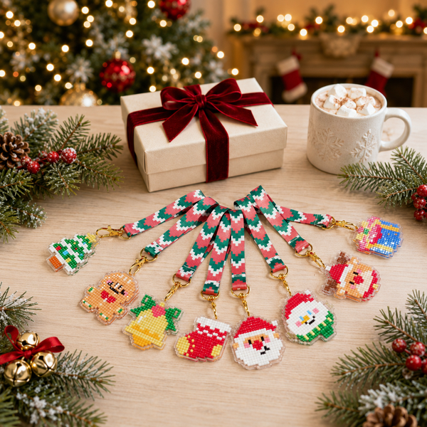 Lumigem Christmas Diamond Painting Keychain Collection