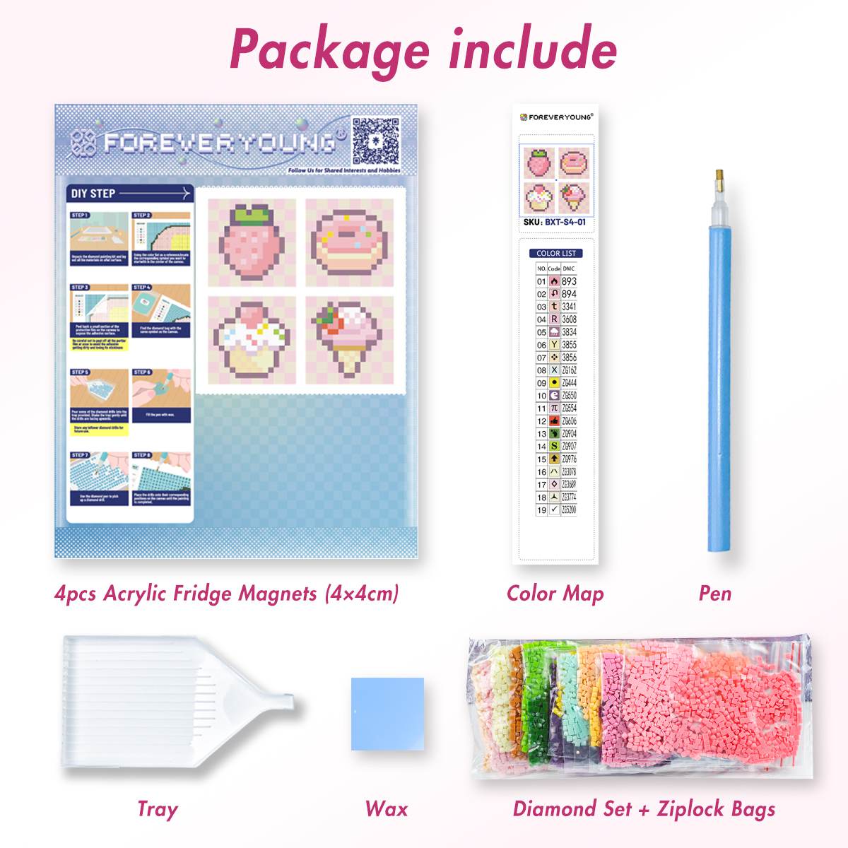 Diamond Painting Fridge Magnets