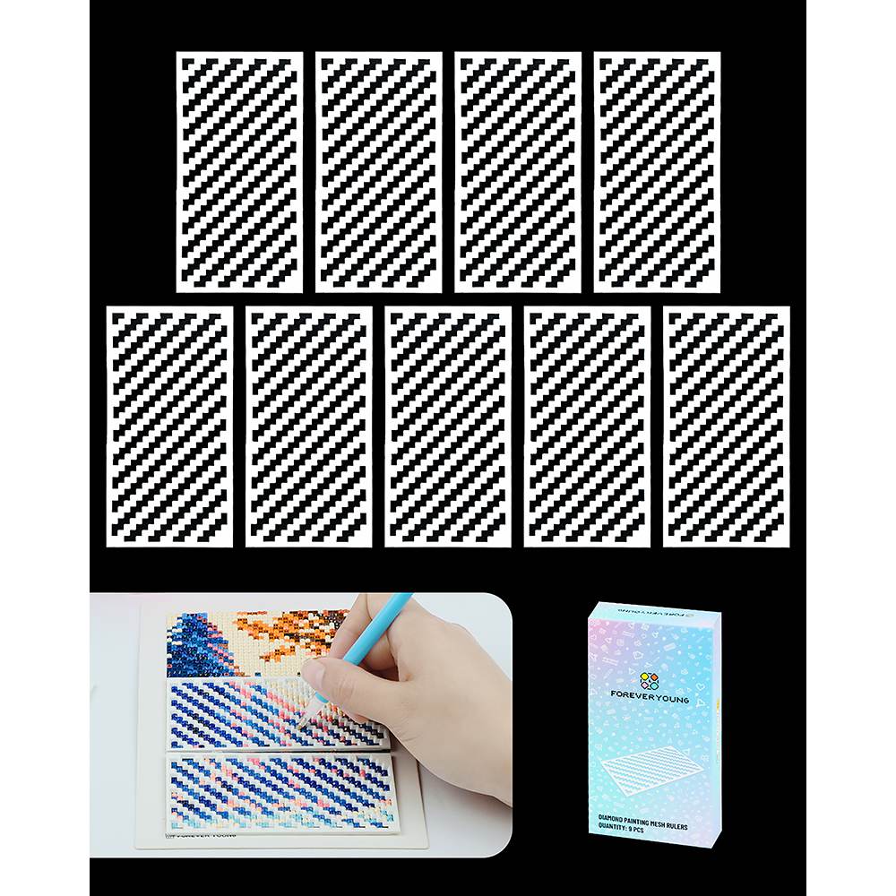 Diamond Painting Mesh Ruler
