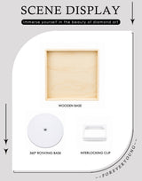 Rotating Wooden Tray + Lock – Diamond Painting Storage Tower