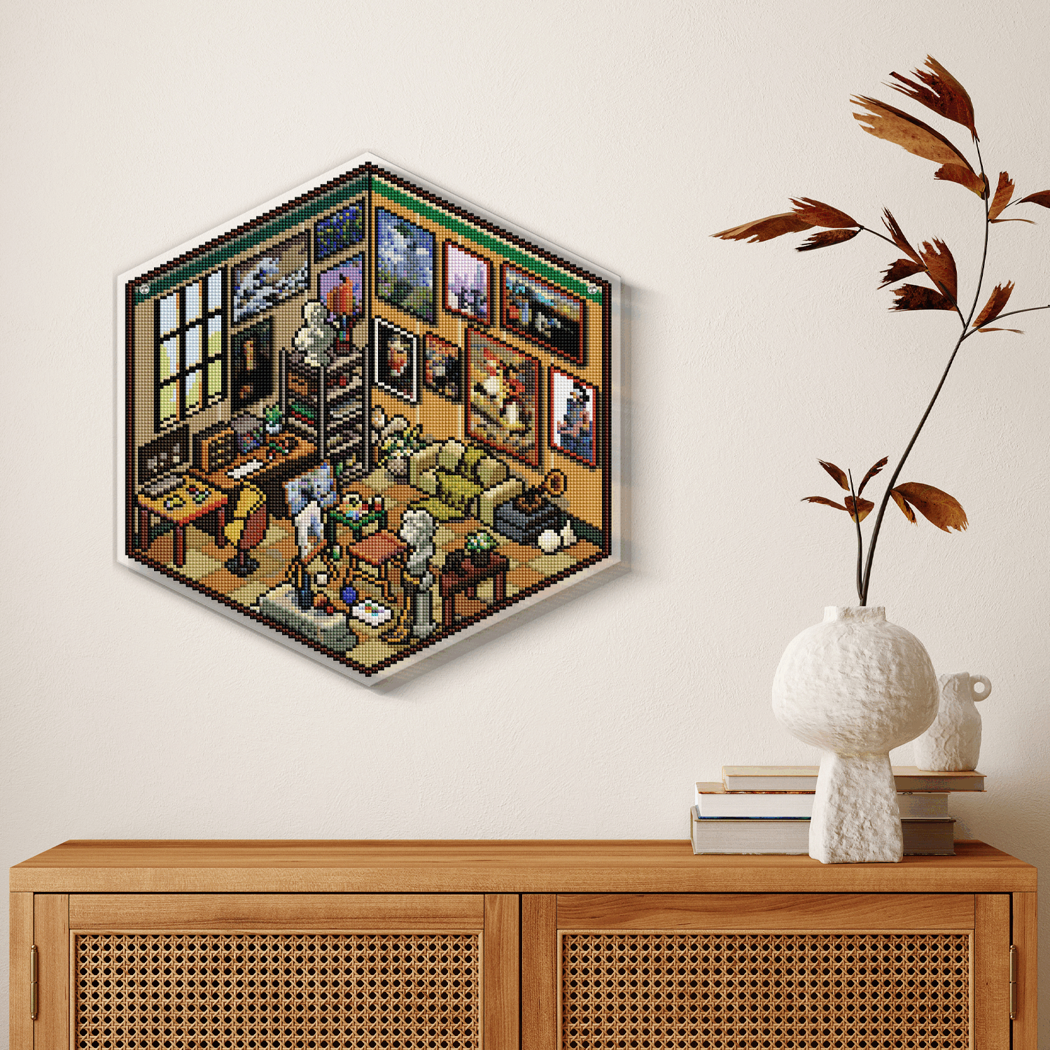 Acrylic Hexagon Diamond Painting