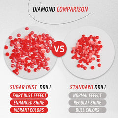 20 Colors 20000PCS Round Sugar Dust Beads for Diamond Painting - Forever Young®️ DIY - 