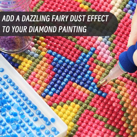 Perles rondes à paillettes, 20 couleurs, pour peinture diamant 