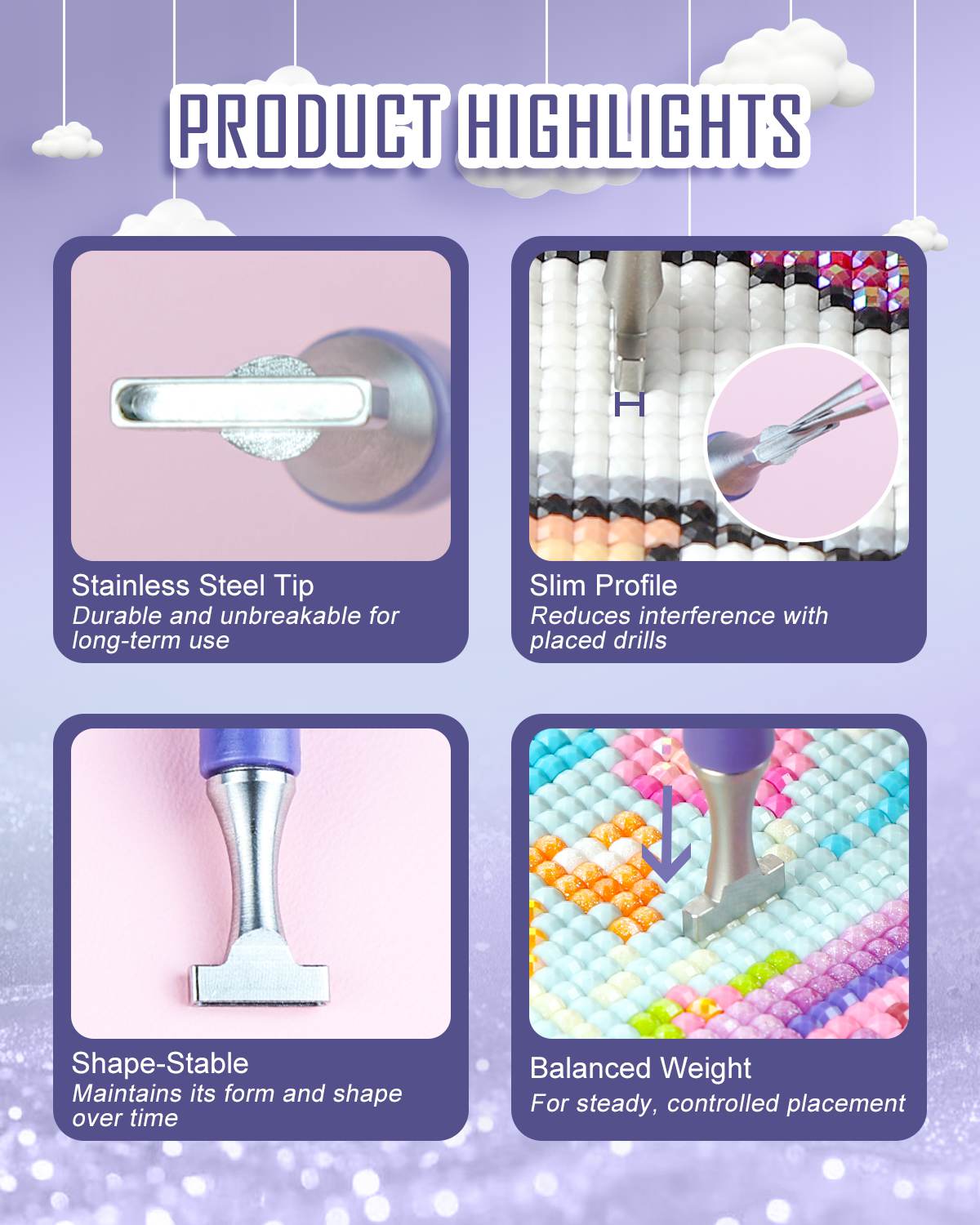 ForeverYoung Stainless Steel Diamond Painting Tip