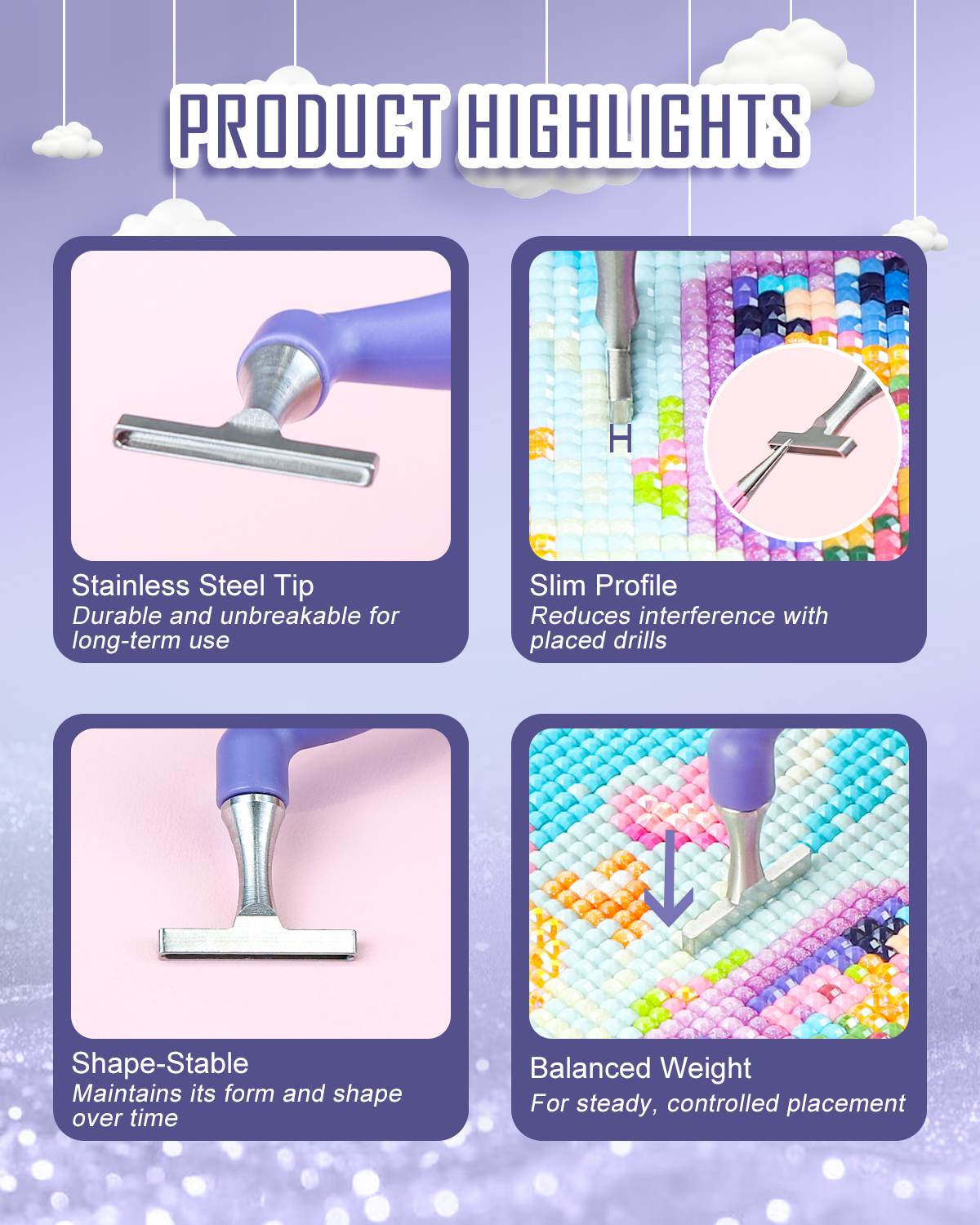 ForeverYoung Stainless Steel Diamond Painting Tip