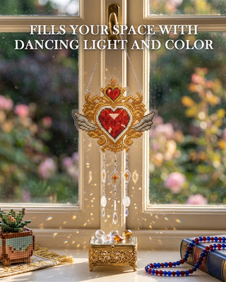 LumiGem Suncatcher Vowed Heart