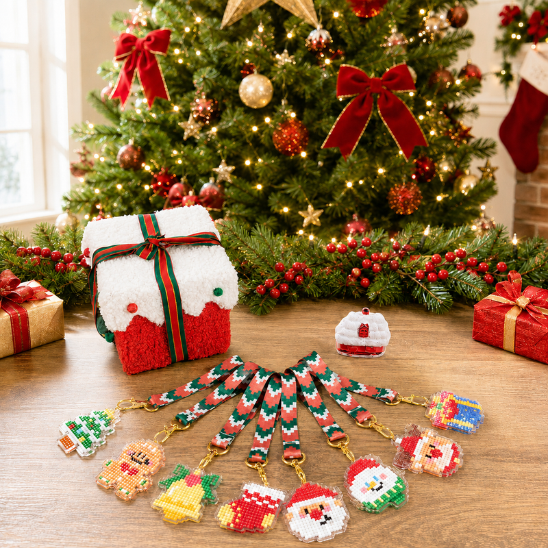 Lumigem Christmas Diamond Painting Keychain Collection