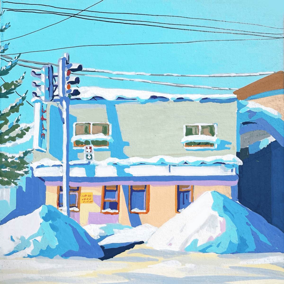 Charme rural au coucher du soleil 