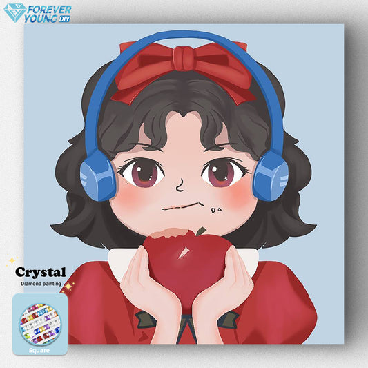 Snow White-Crystal Diamond Painting