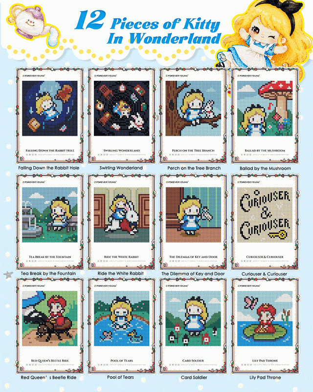Minigem® : Kitty In Wonderland