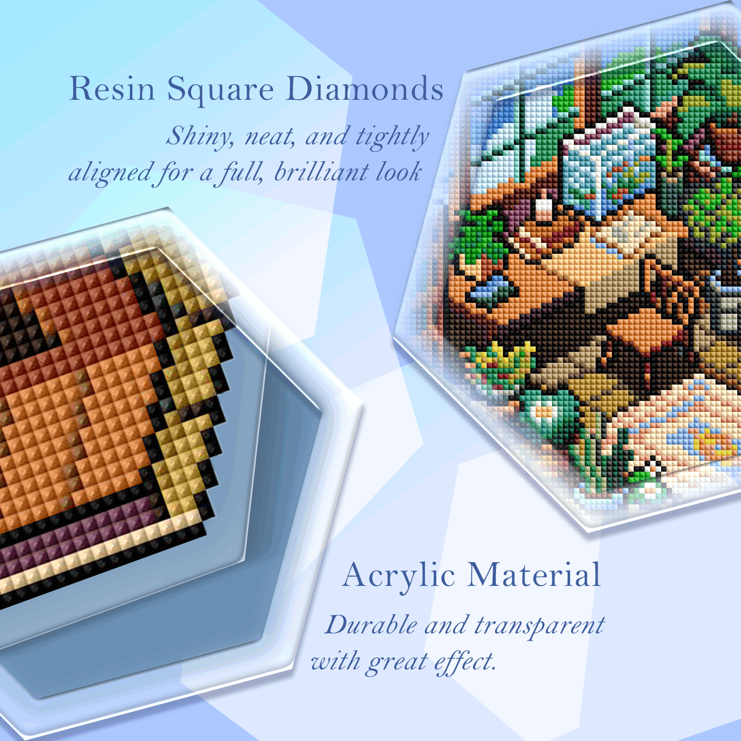 Acrylic Hexagon Diamond Painting