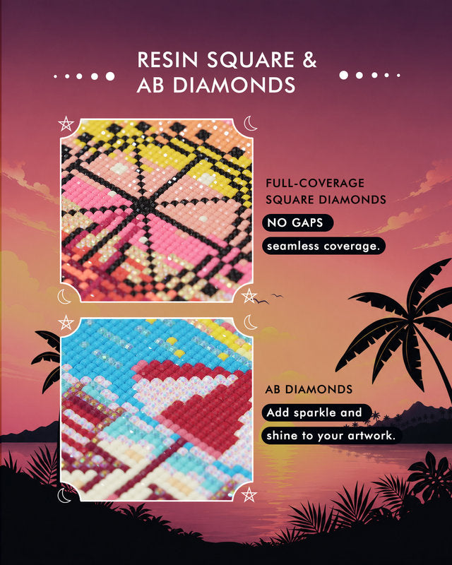 MiniGem® Seaside Sunset Small Diamond Art Kit