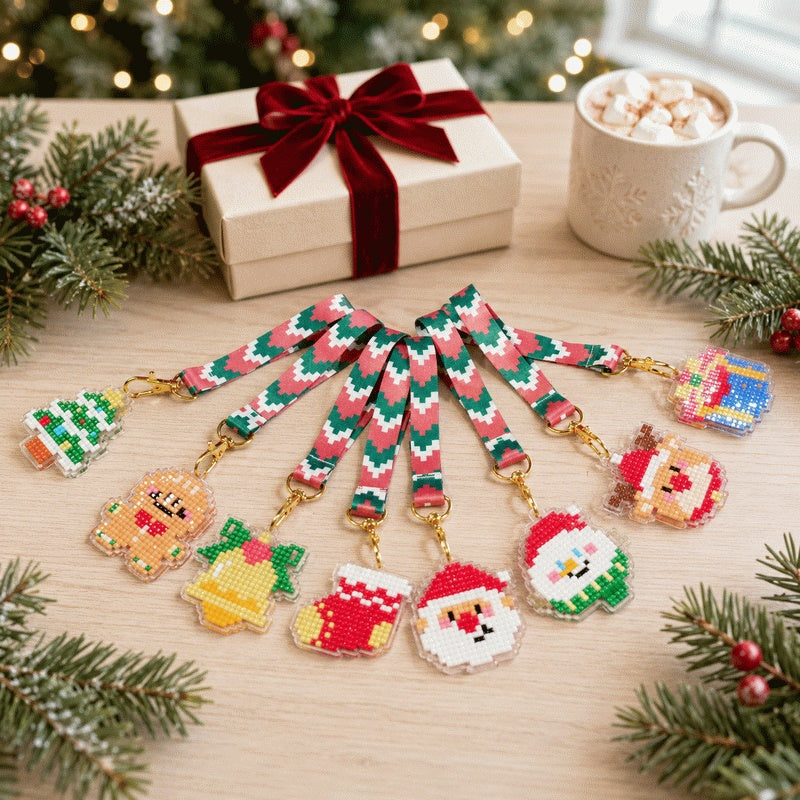 Lumigem Christmas Diamond Painting Keychain Collection