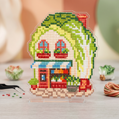 LumiGem Cabbage House Diamond Painting Stand