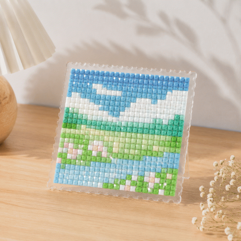 Lumigem 4pcs Mini Square Diamond Painting Set – Four Seasons Landscape Collection