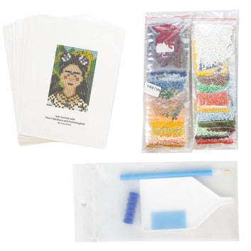 Minigem Diamond Painting Postcard - Artist Series: Sparkling with AB and Resin Square Drills in a Compact Size
