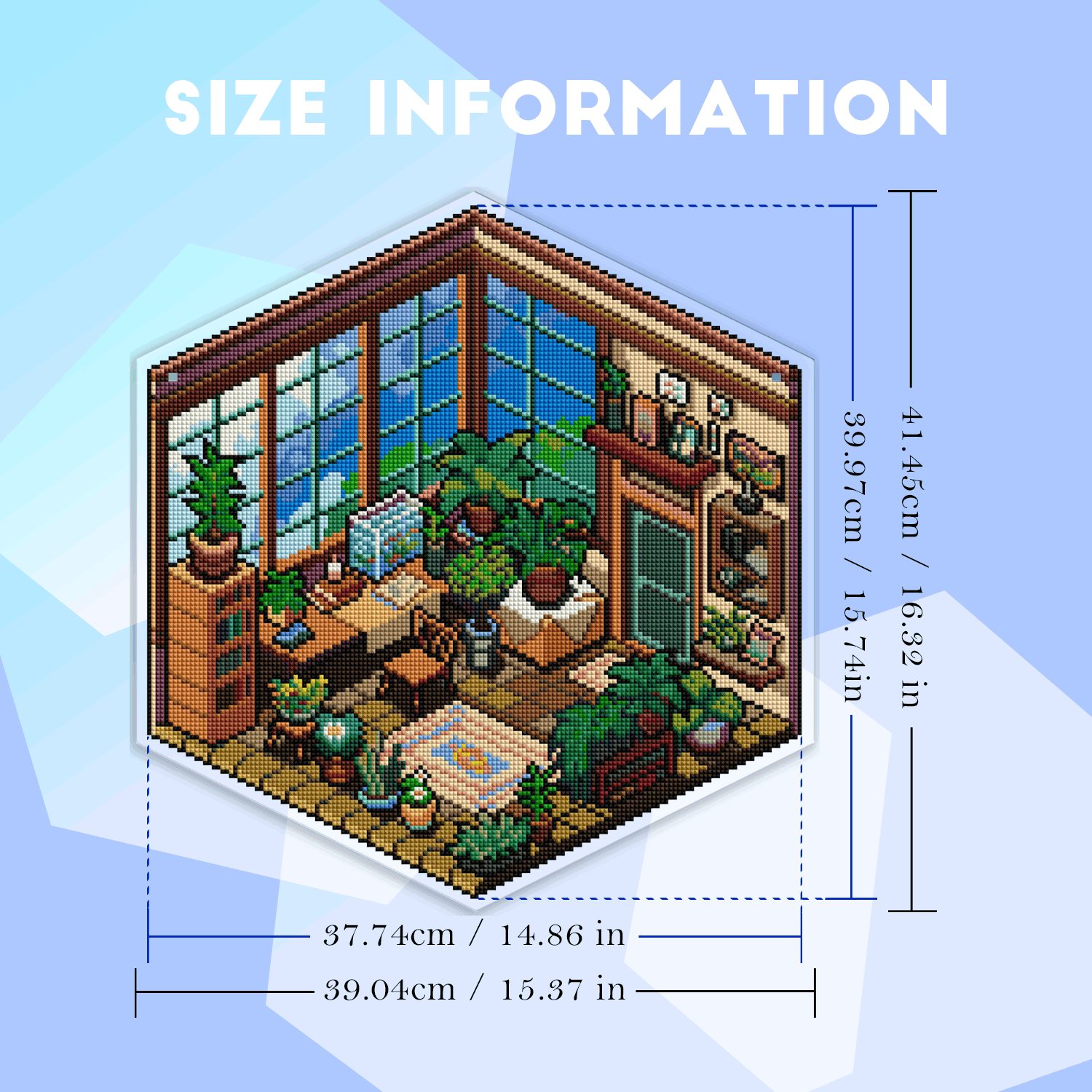 Acrylic Hexagon Diamond Painting