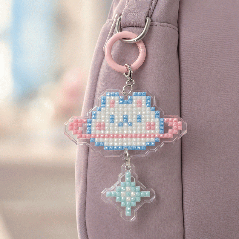 Lumigem DIY Diamond Painting Animal Keychains