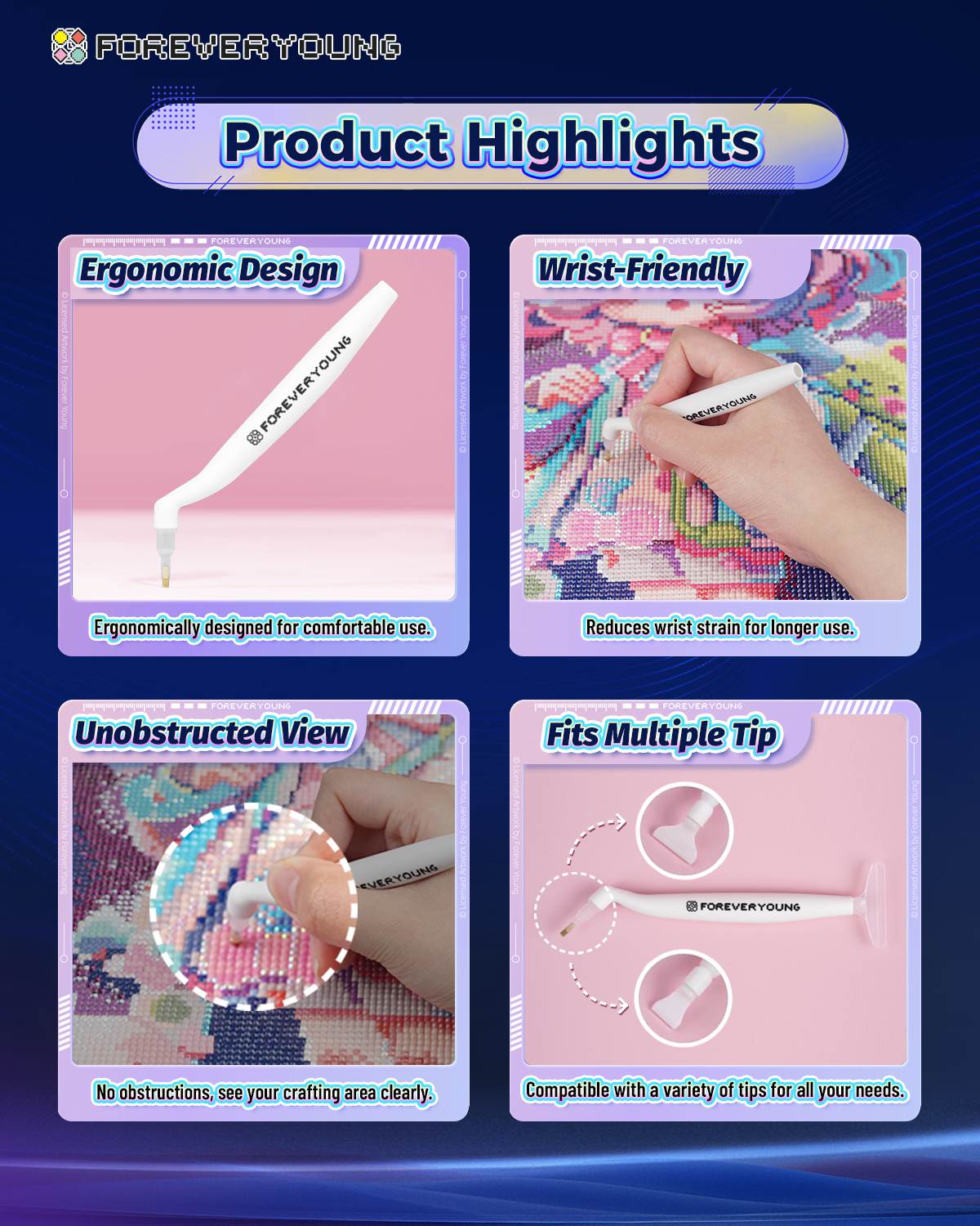 Foreveryoung Ergonomic Diamond Painting Pen