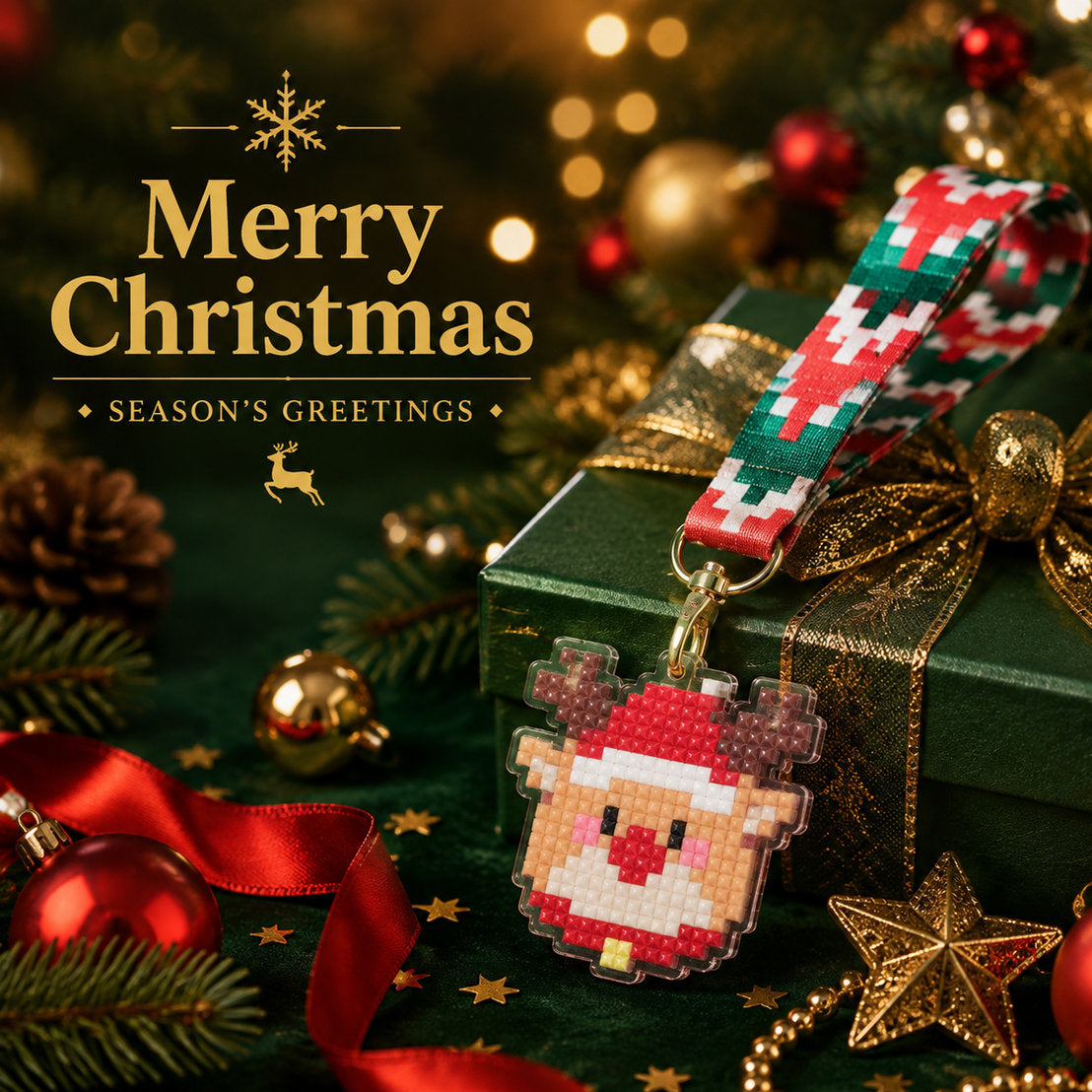 Lumigem Christmas Diamond Painting Keychain Collection