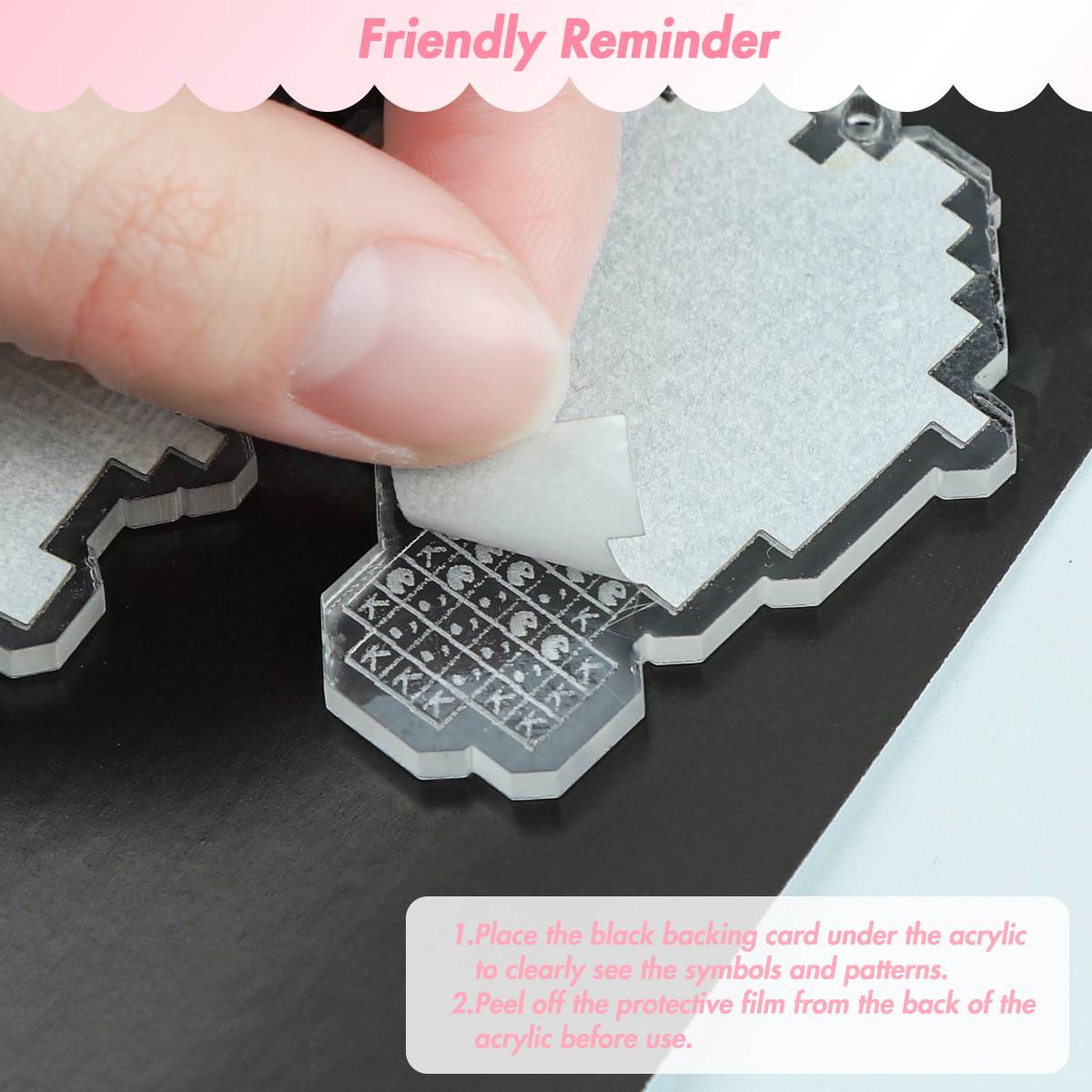 Cute Ice Cream Acrylic Diamond Painting Keychain