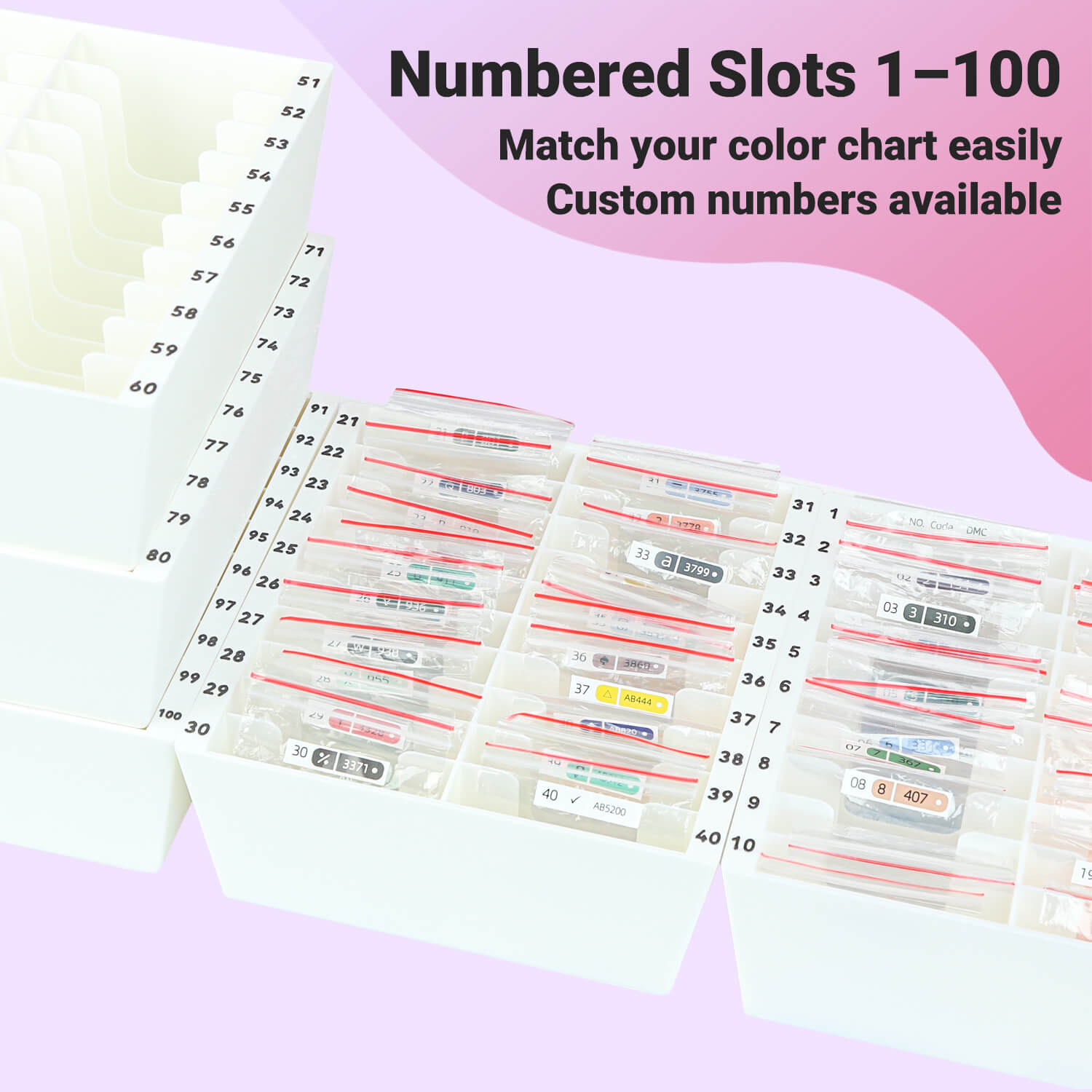 Forever Young Diamond Bag Storage Rack (with number)