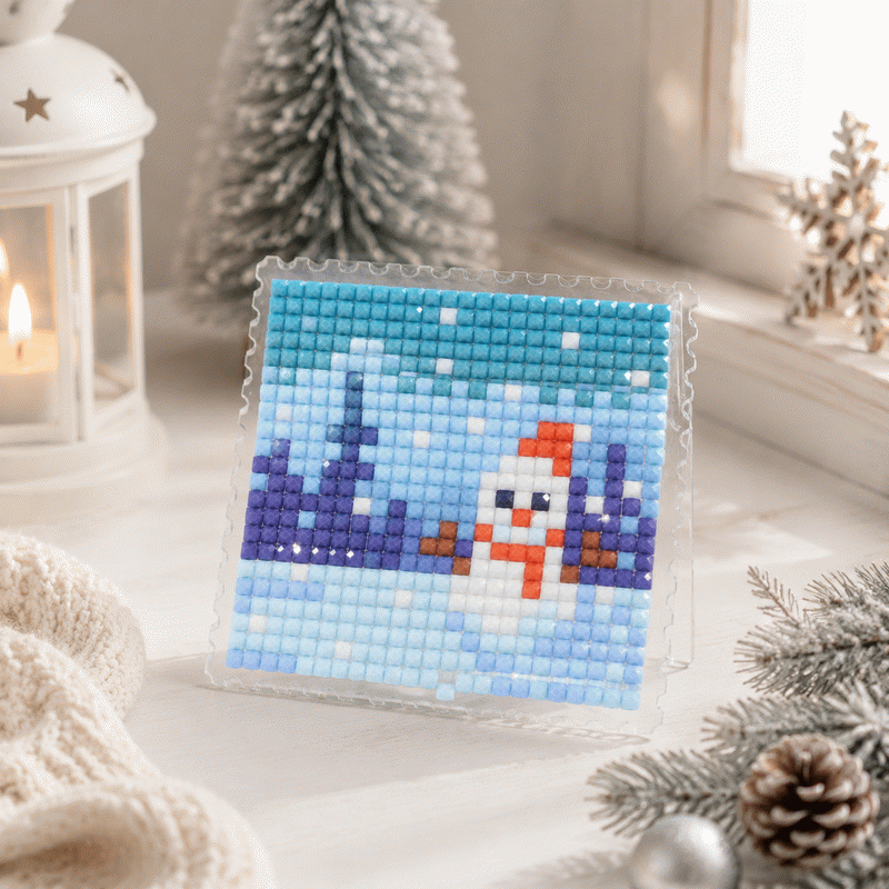 Lumigem 4pcs Mini Square Diamond Painting Set – Four Seasons Landscape Collection